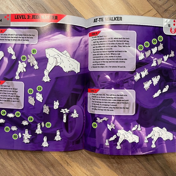 "Star Wars: The Clone Wars" Paper Model-Making Kit Book & Kit - Picture 8 of 11